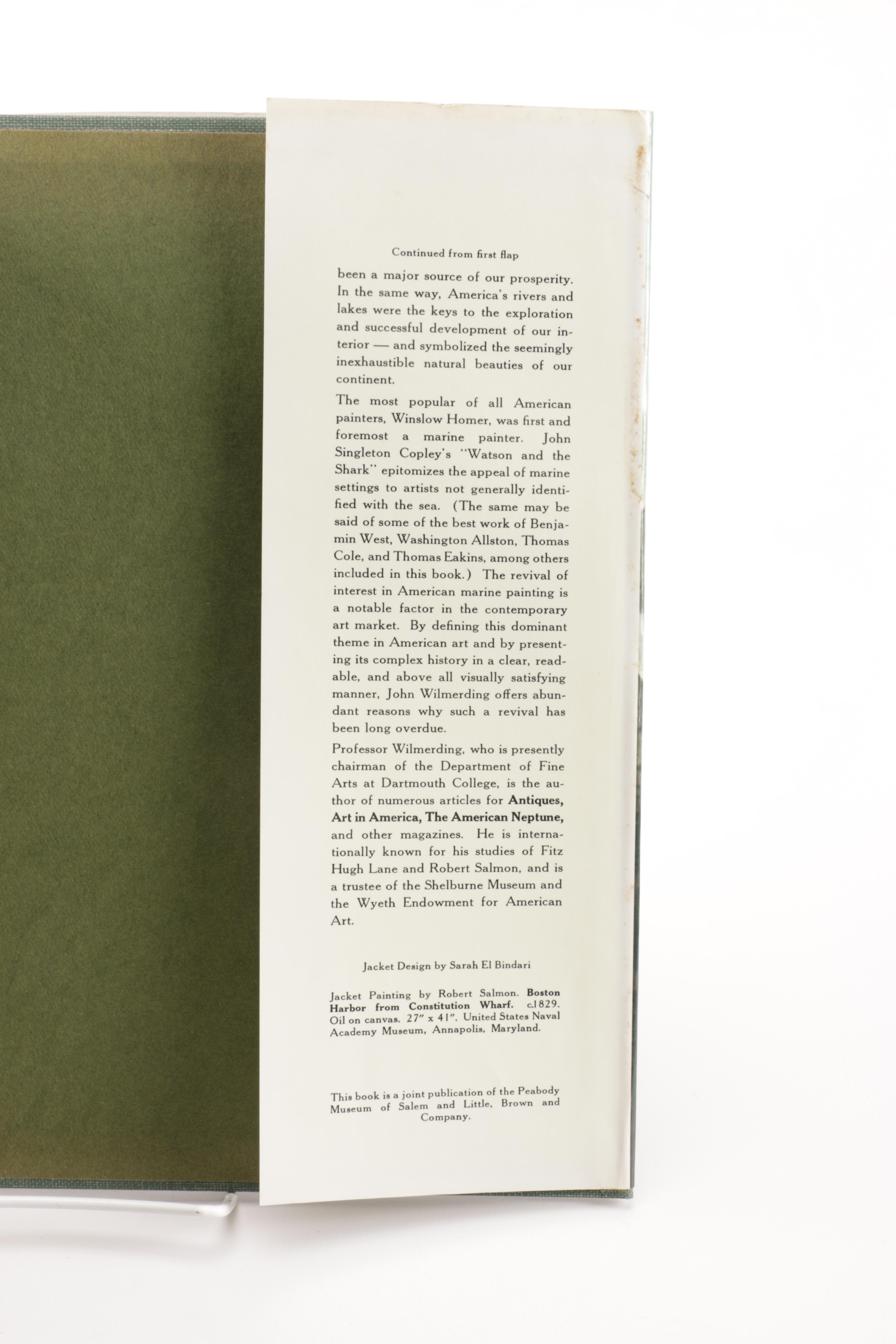 1968 Signed First Edition "American Marine Painting" by John Wilmerding