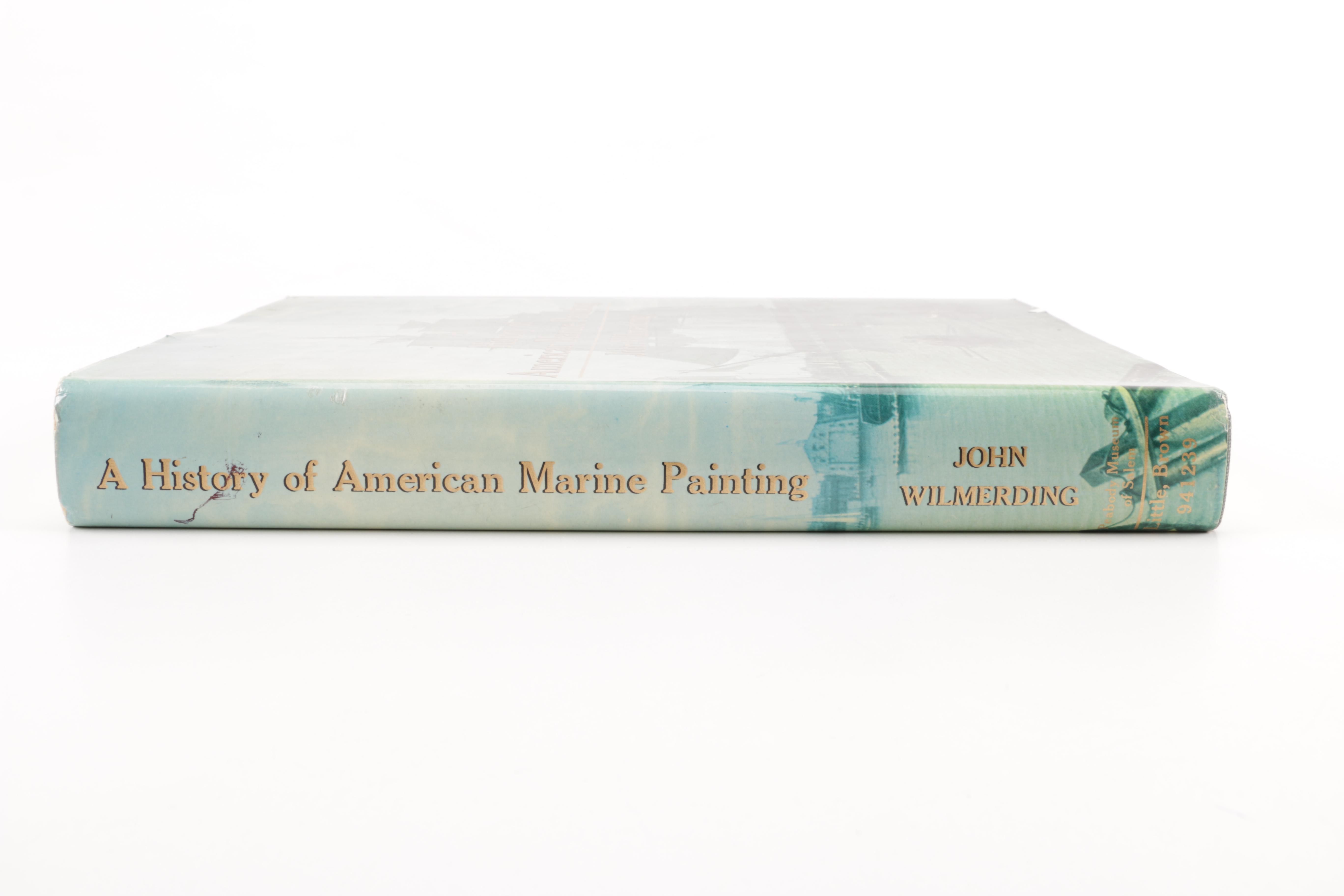 1968 Signed First Edition "American Marine Painting" by John Wilmerding