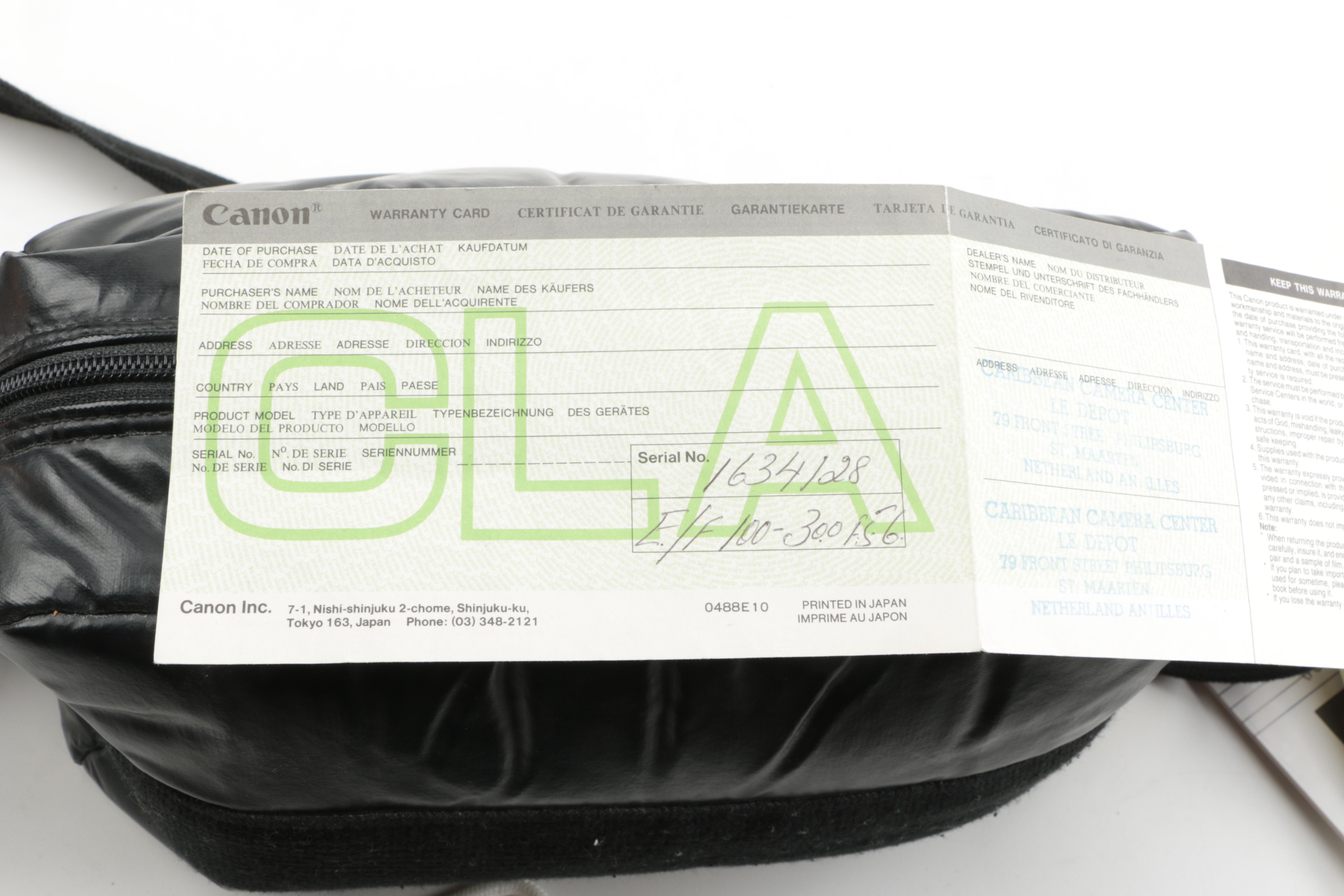 Canon, Pentax and  Minox Cameras With Accessories