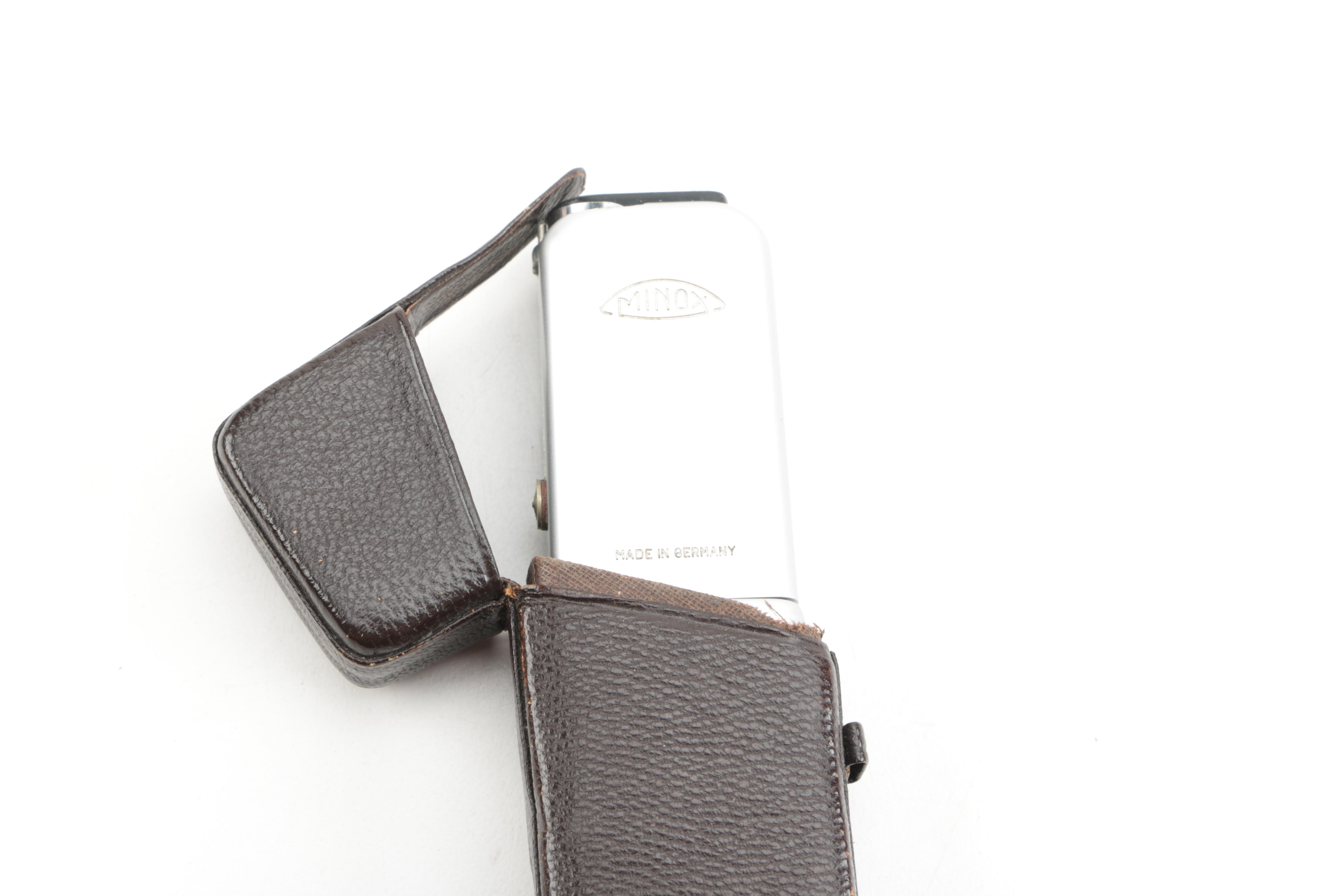 Canon, Pentax and  Minox Cameras With Accessories