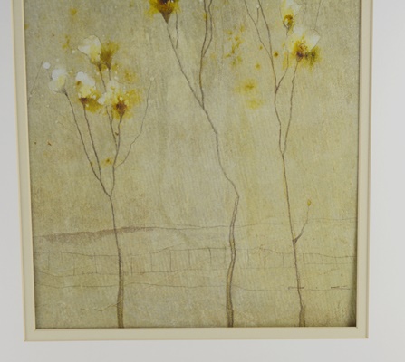 Peter Kuttner "First Light I" Botanical Offset Lithograph