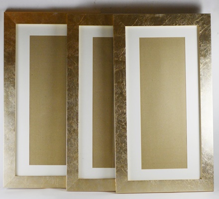 Gold Tone Foil Wall Frames