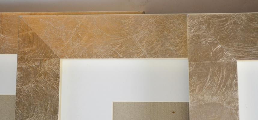 Gold Tone Foil Wall Frames