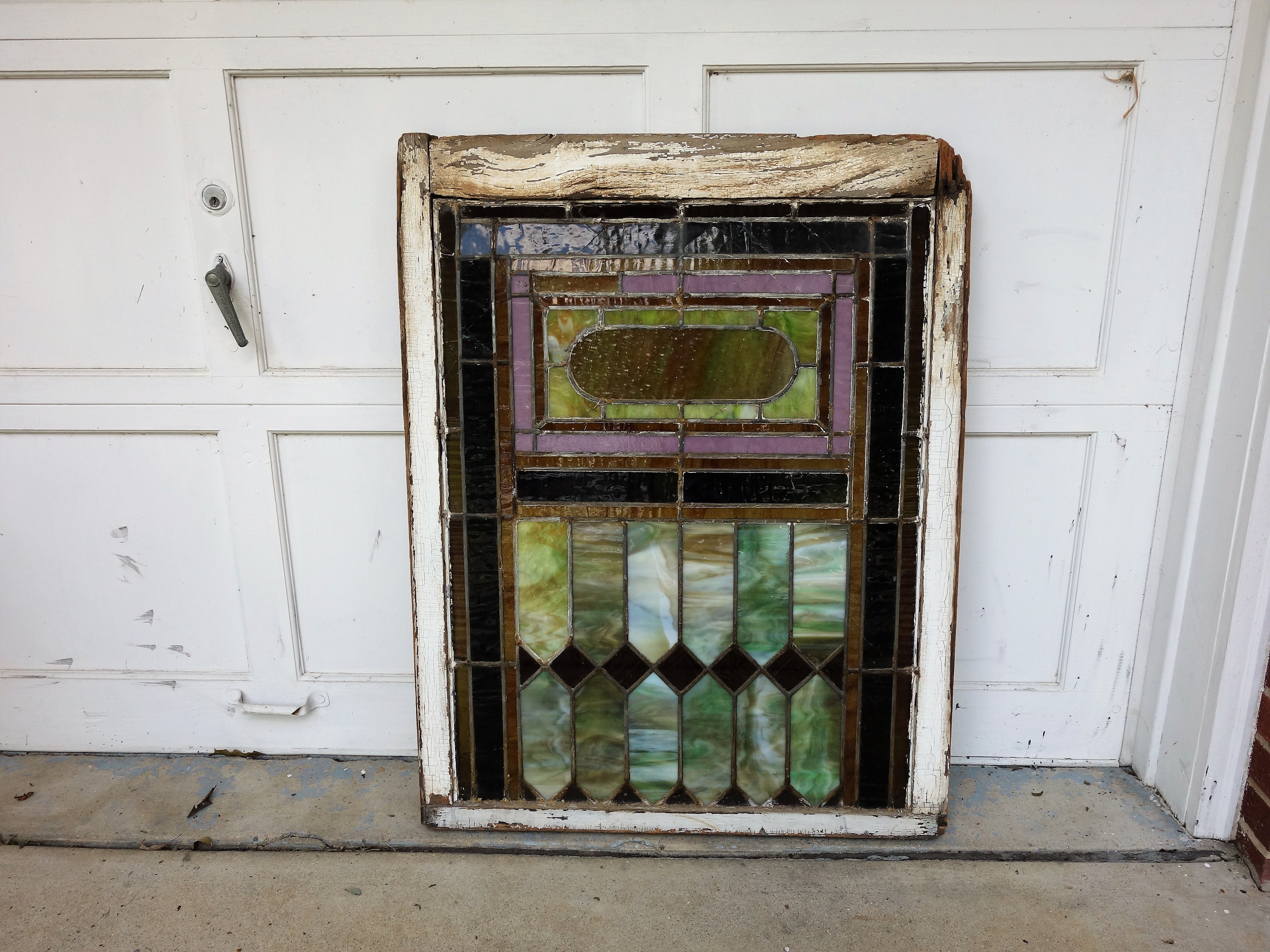 20th Century Stained Glass Chruch Window