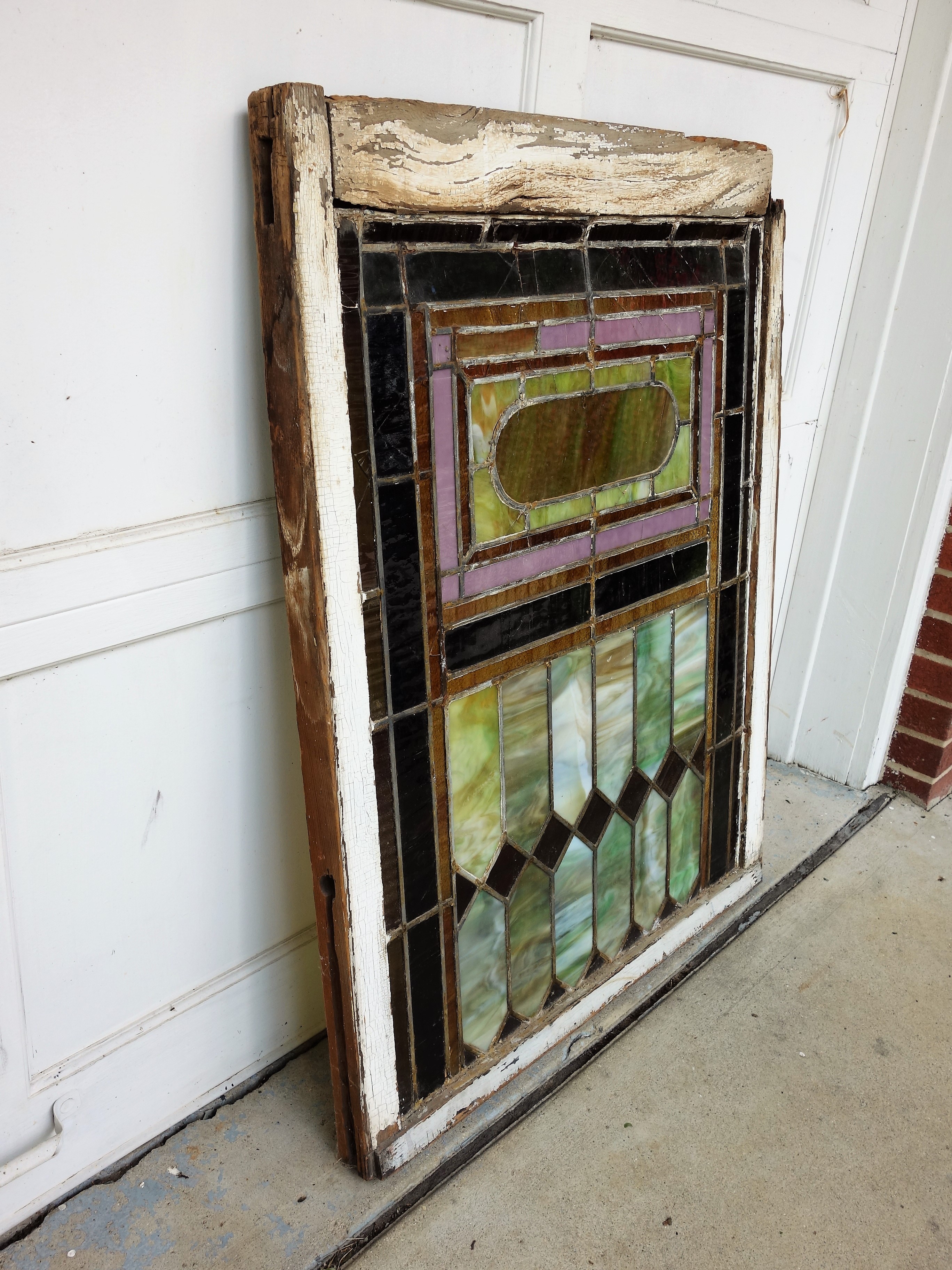 20th Century Stained Glass Chruch Window