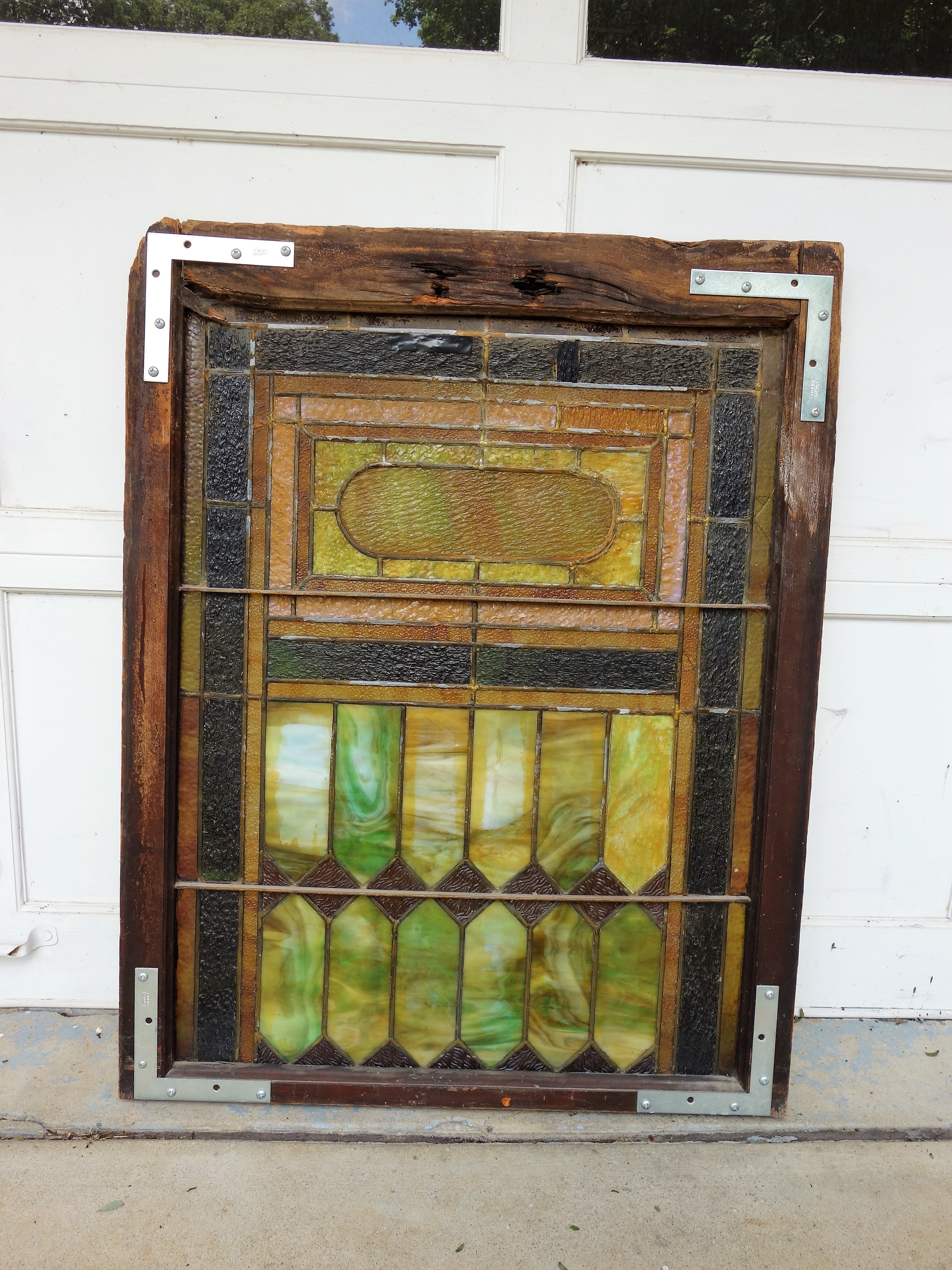 20th Century Stained Glass Chruch Window