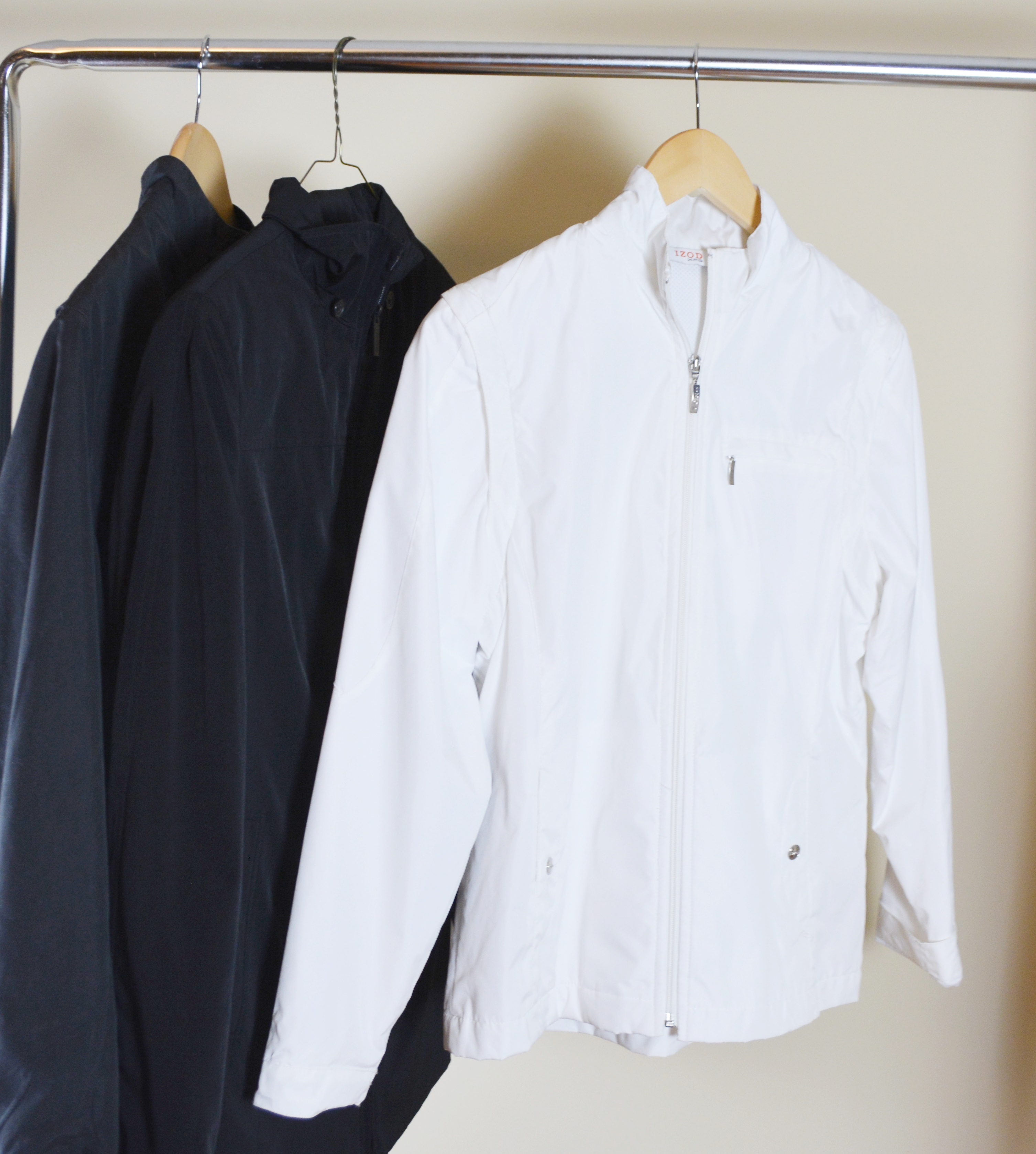 Women's London Fog Trench Coat, Calvin Klein Jacket and Two Light Weight Shell Jackets