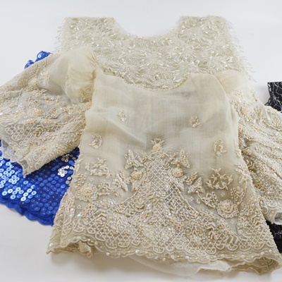 Filipino Beaded Kimona/Traditional Women's Blouses