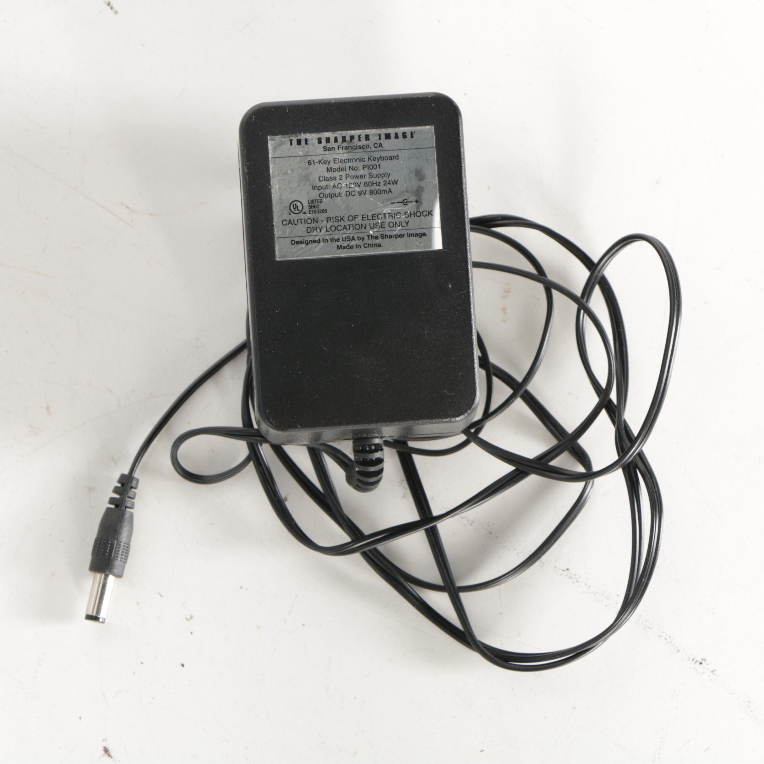 Sharper Image Electronic Keyboard With Stand