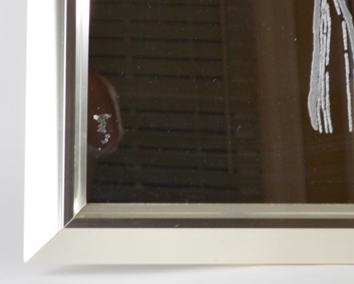 Iris Mirror Wall Art