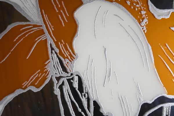 Iris Mirror Wall Art