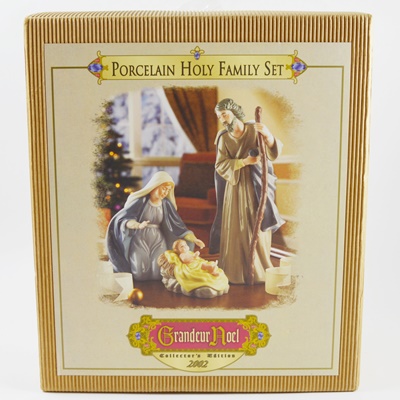 Grandeur Noel/Holy Family Porcelain Collector Set
