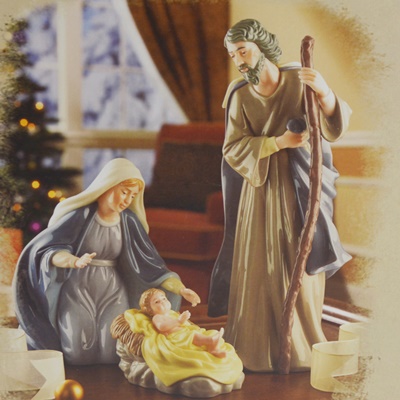 Grandeur Noel/Holy Family Porcelain Collector Set