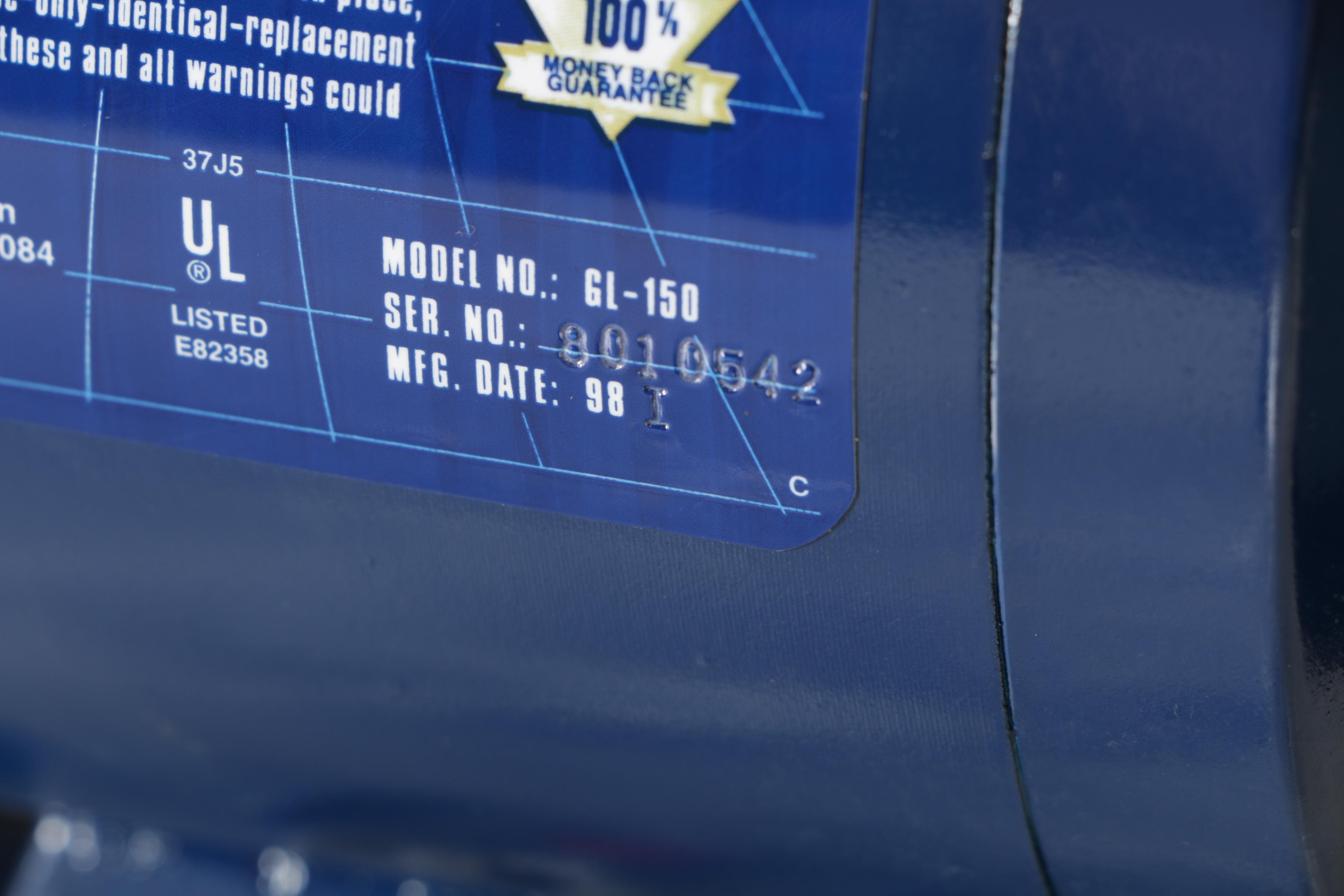 Benchtop 6" "Bench Grinder With Work Light"