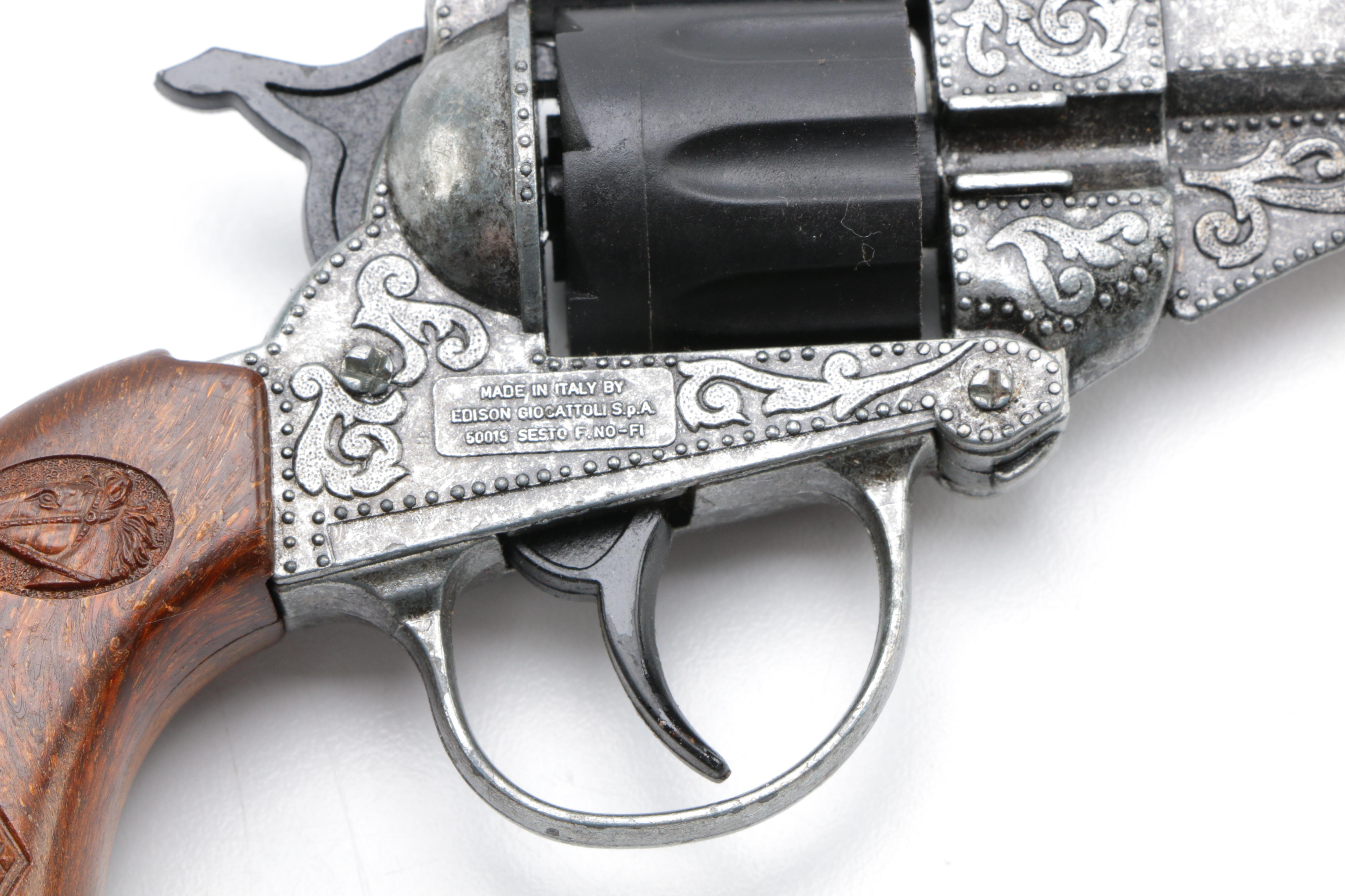 Vintage Toy Guns with Hopalong Cassidy Target Practice Poster