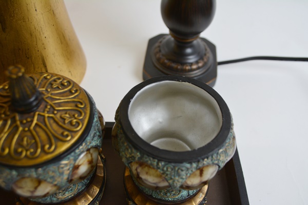 Gold Tone Decor and Desk Accessories