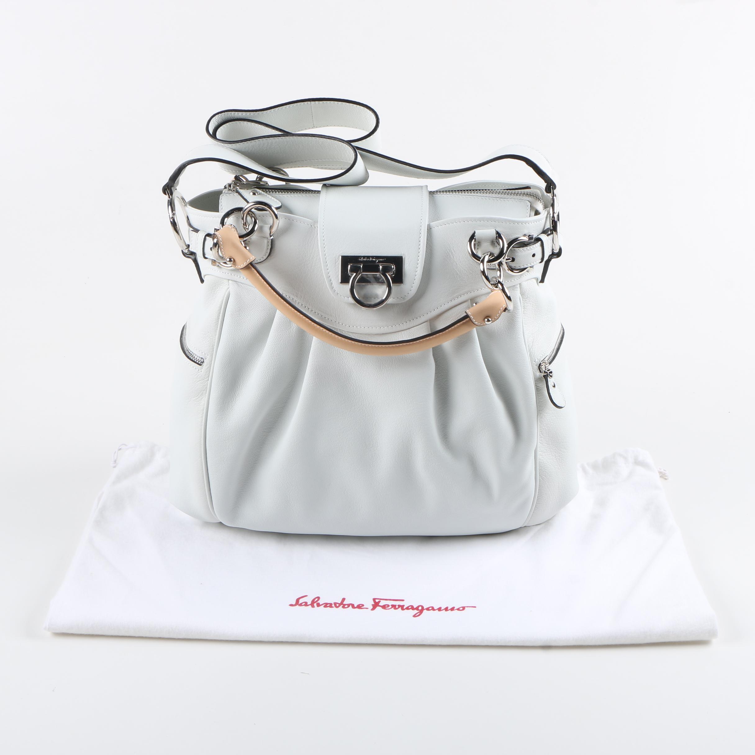 Salvatore Ferragamo Francesca Bianco Bag