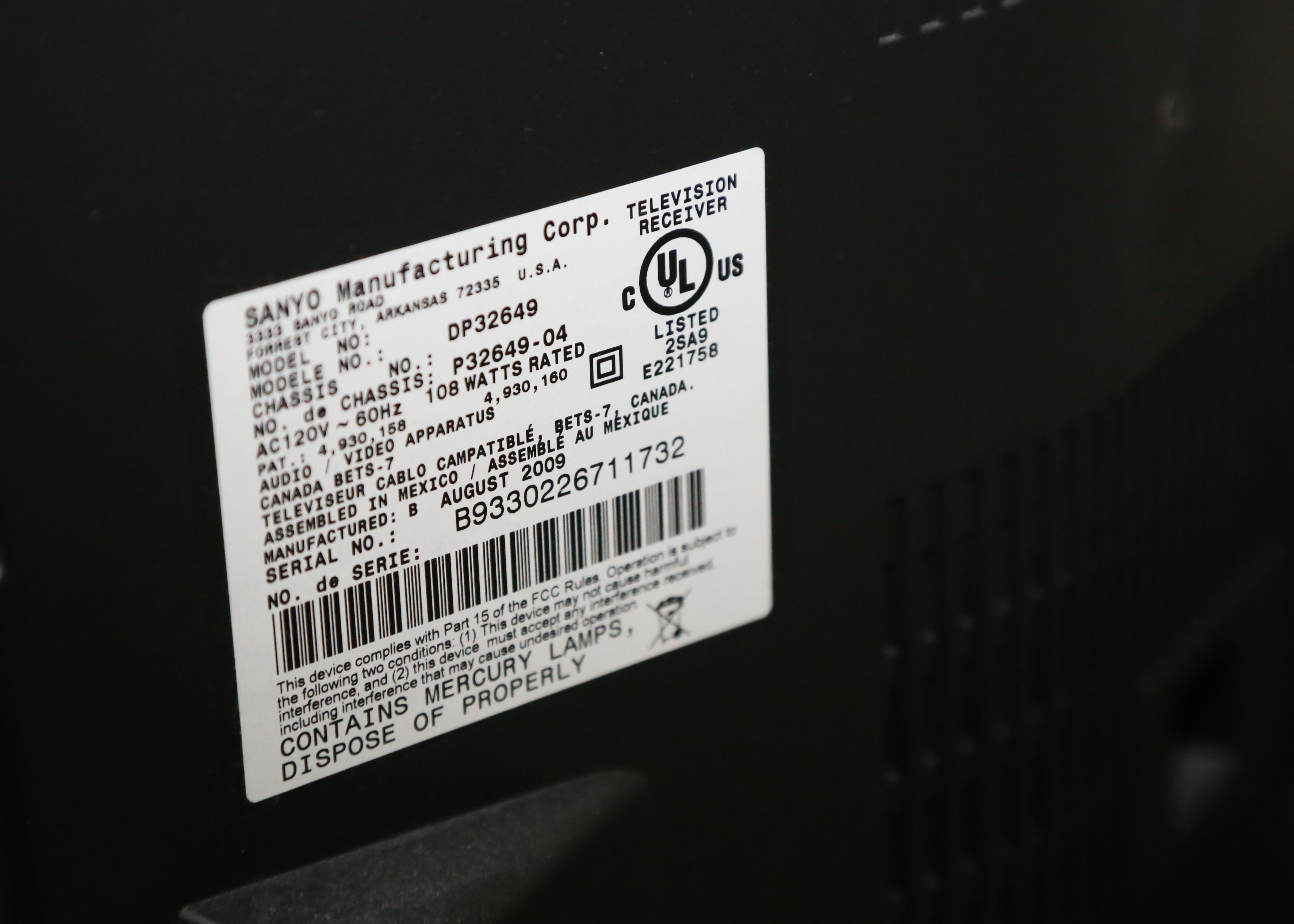 Sanyo LCD Television