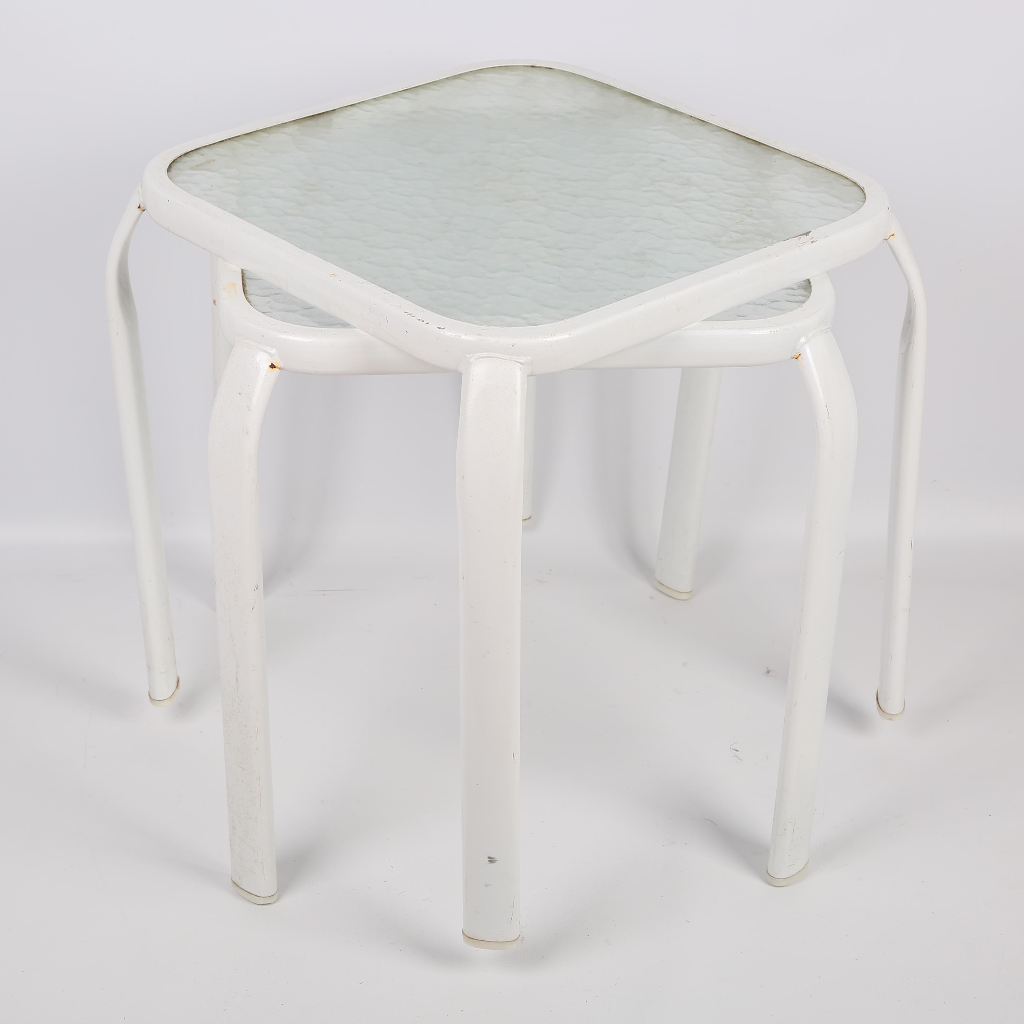 Metal and Glass Patio Tables