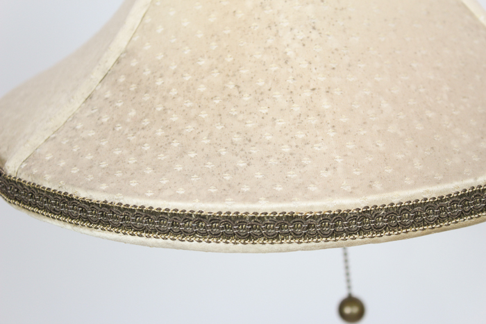 Vintage Brass and Jadeite Floor Lamp