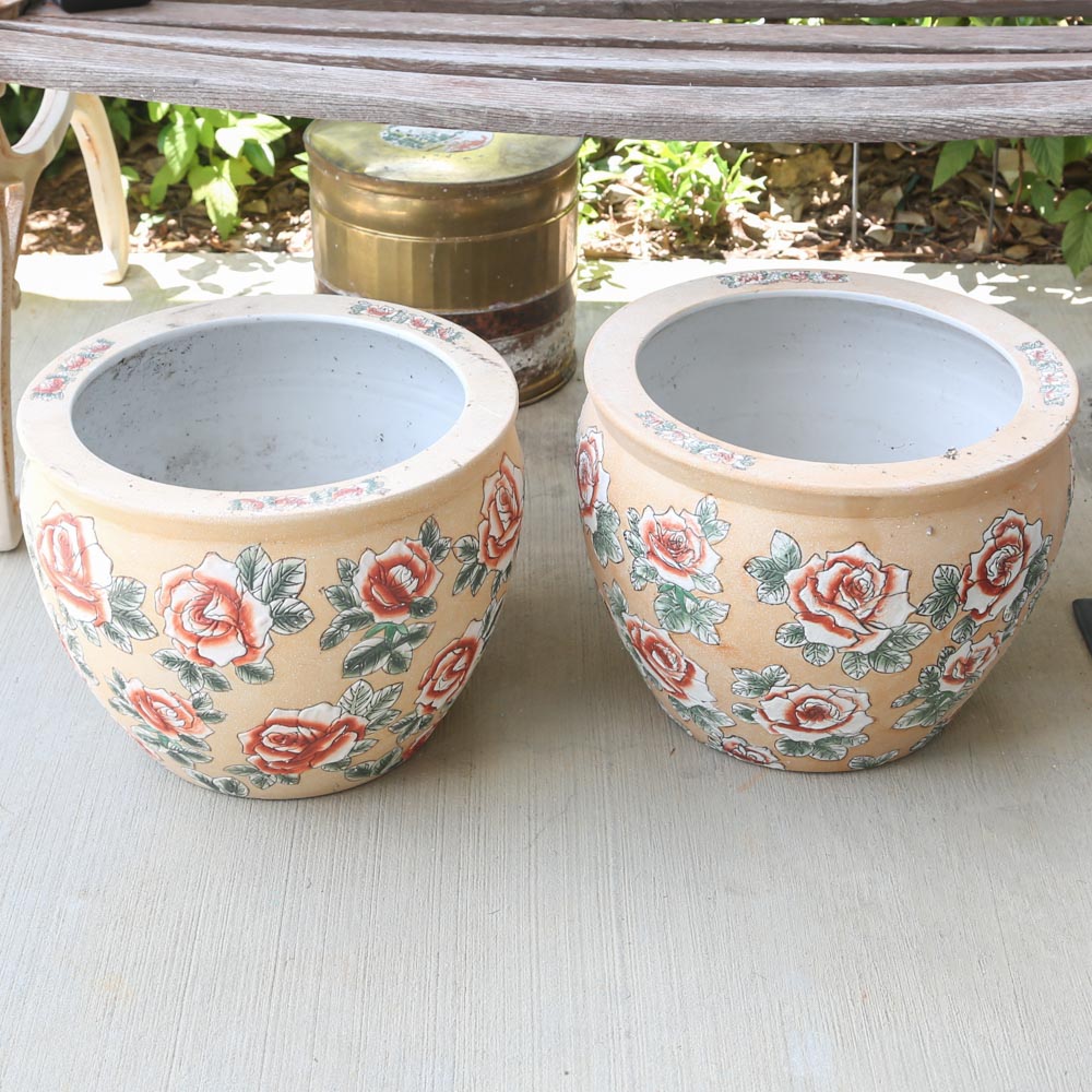 Chinese Style Jardinere Planters