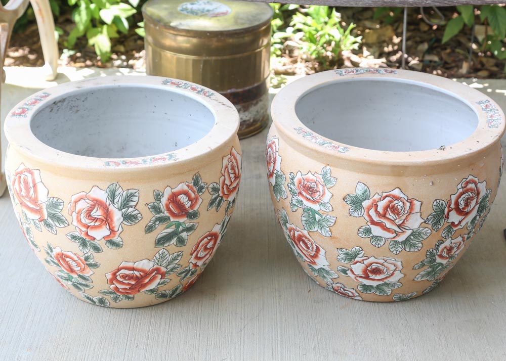 Chinese Style Jardinere Planters