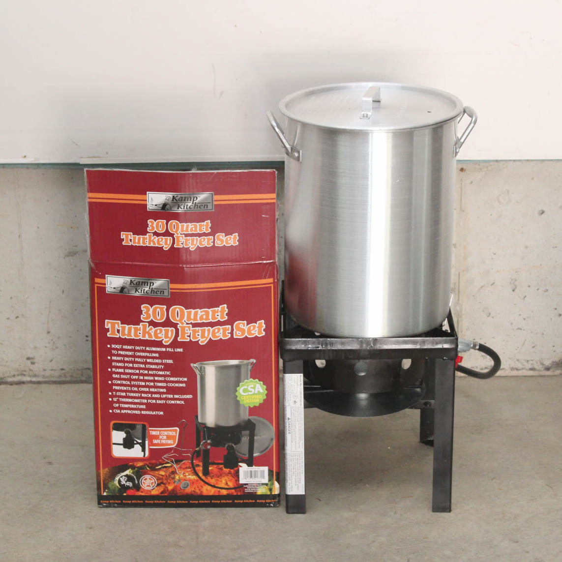 Kamp Kitchen 30 Quart Turkey Fryer Set