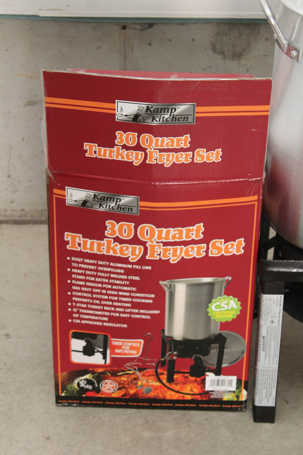 Kamp Kitchen 30 Quart Turkey Fryer Set