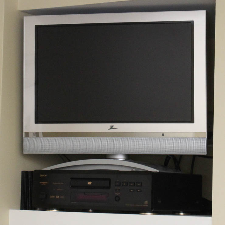 Zenith Television with Denon DVD Player