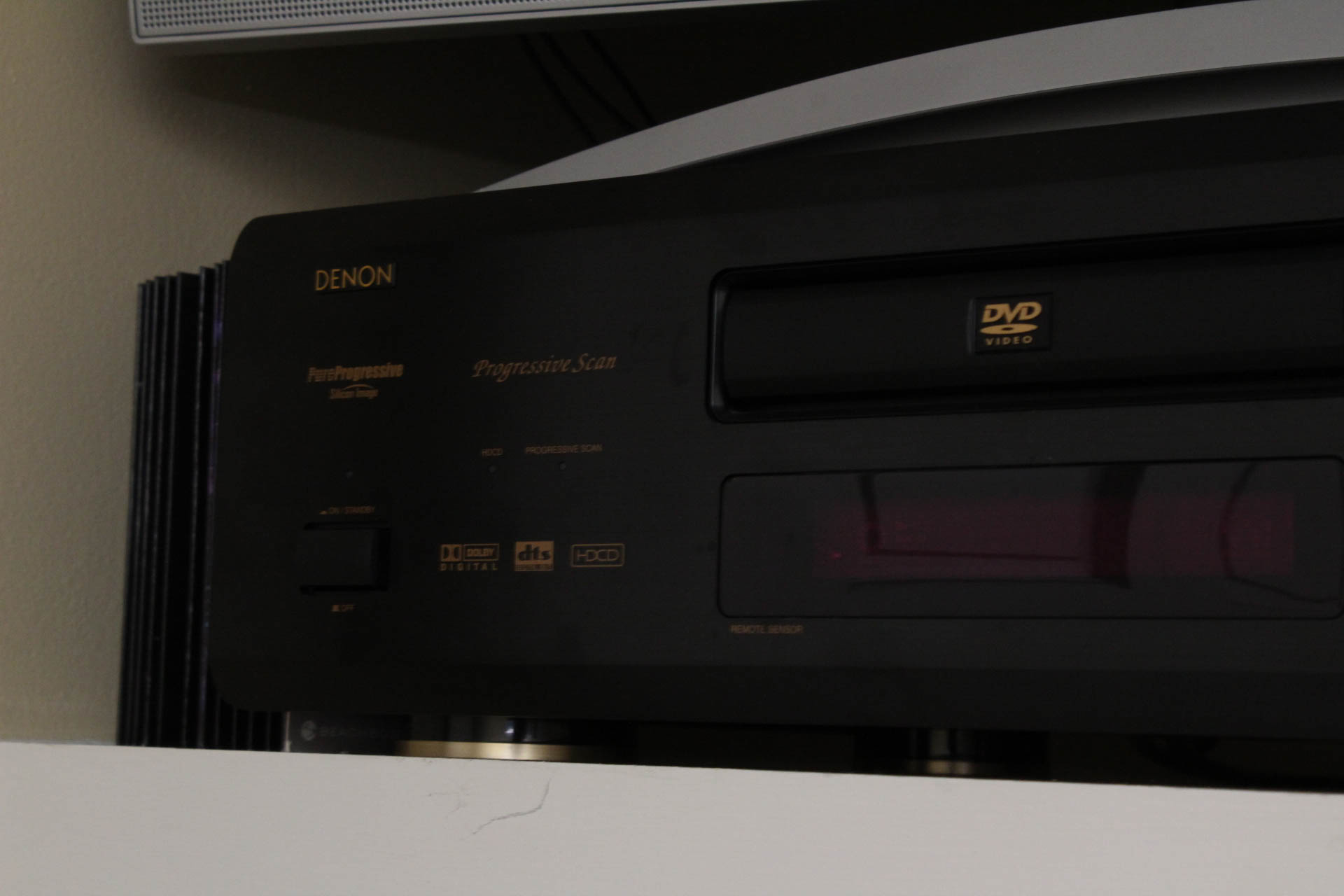 Zenith Television with Denon DVD Player