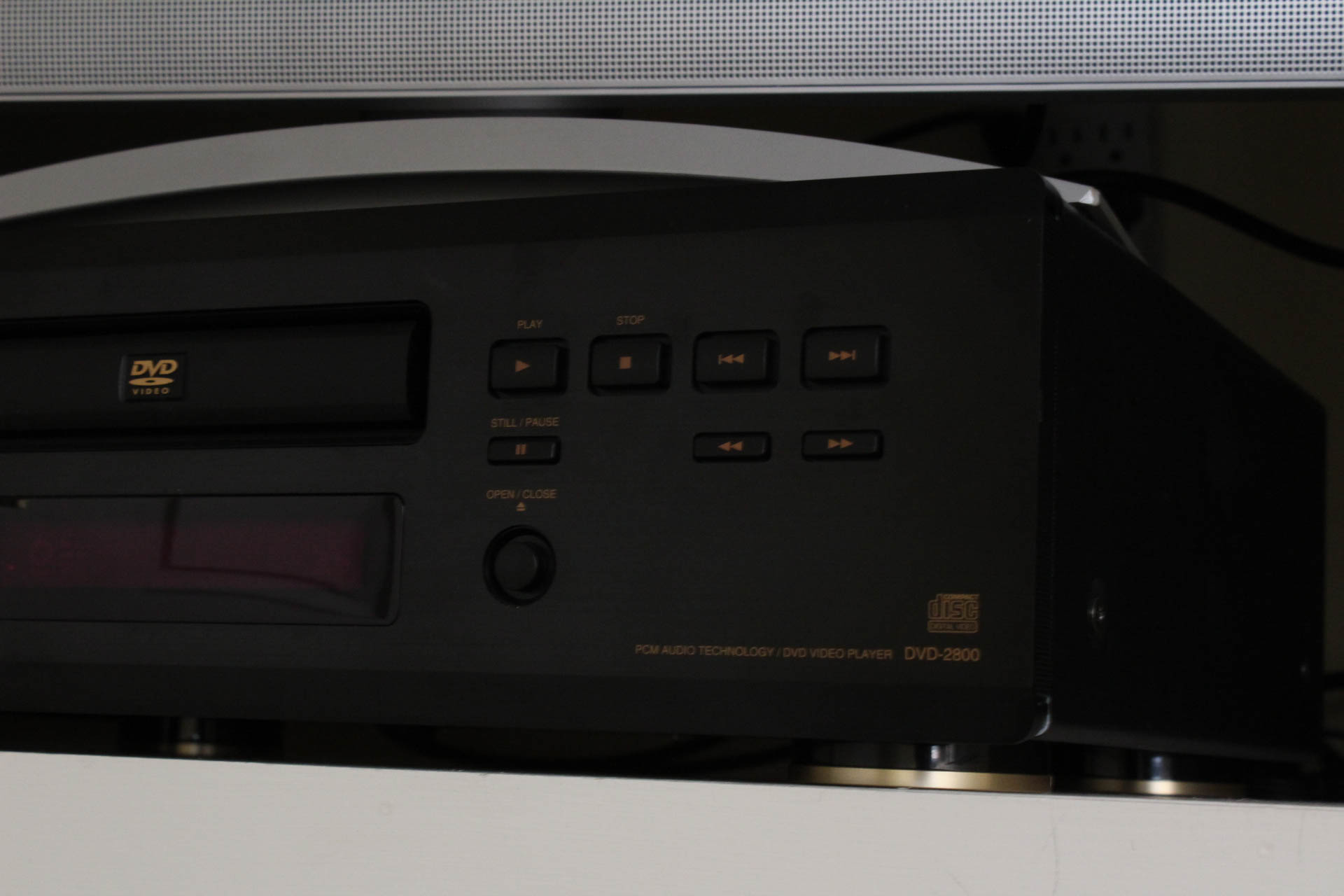 Zenith Television with Denon DVD Player