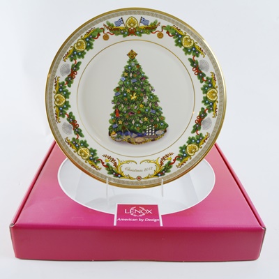 Lenox 2012 Greece Christmas Trees Around The World Collector Plate