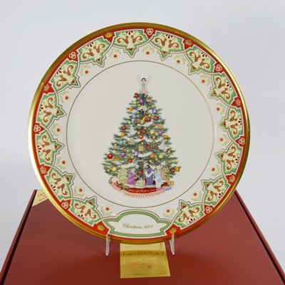Lenox 2008 Spain Christmas Trees Around The World Collector Plate