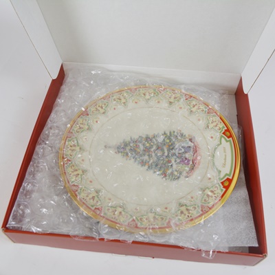 Lenox 2008 Spain Christmas Trees Around The World Collector Plate
