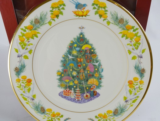 Lenox 2006 Japan Christmas Trees Around The World Collector Plate