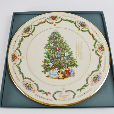 Lenox 1996 Russia Christmas Trees Around The World Collector Plate