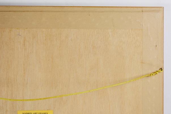 Vintage Framed Village Cross Stitch