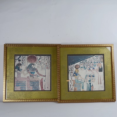 Framed Egyptian Offset Lithographs