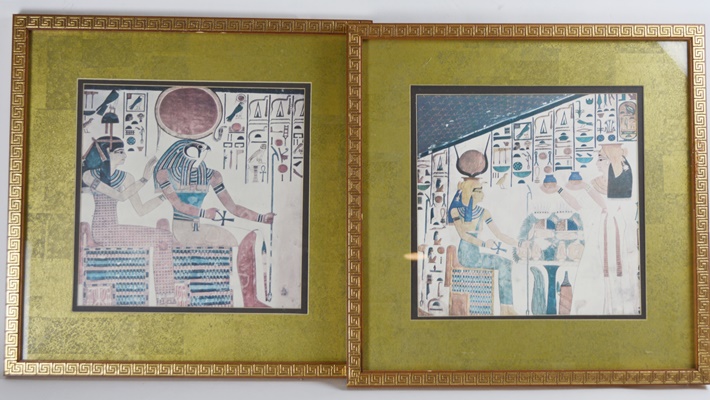 Framed Egyptian Offset Lithographs