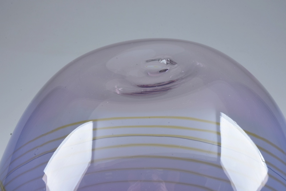 Dale Chihuly Art Glass "Royal Violet Basket Set"