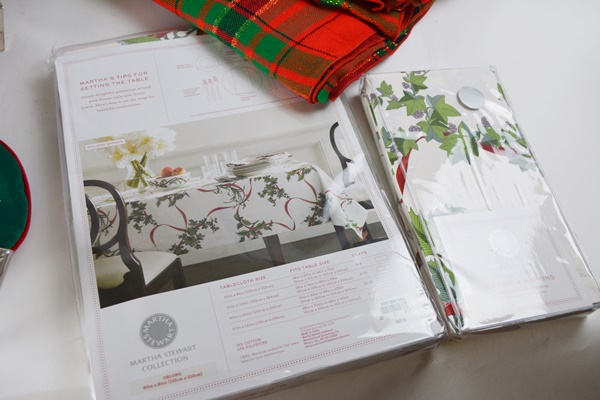 Christmas Linens, Entertaining Items and Other Decor Items