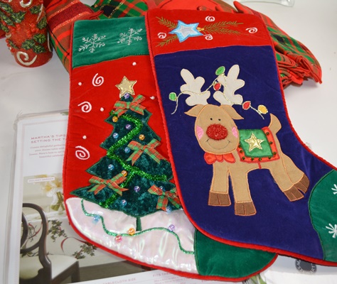 Christmas Linens, Entertaining Items and Other Decor Items