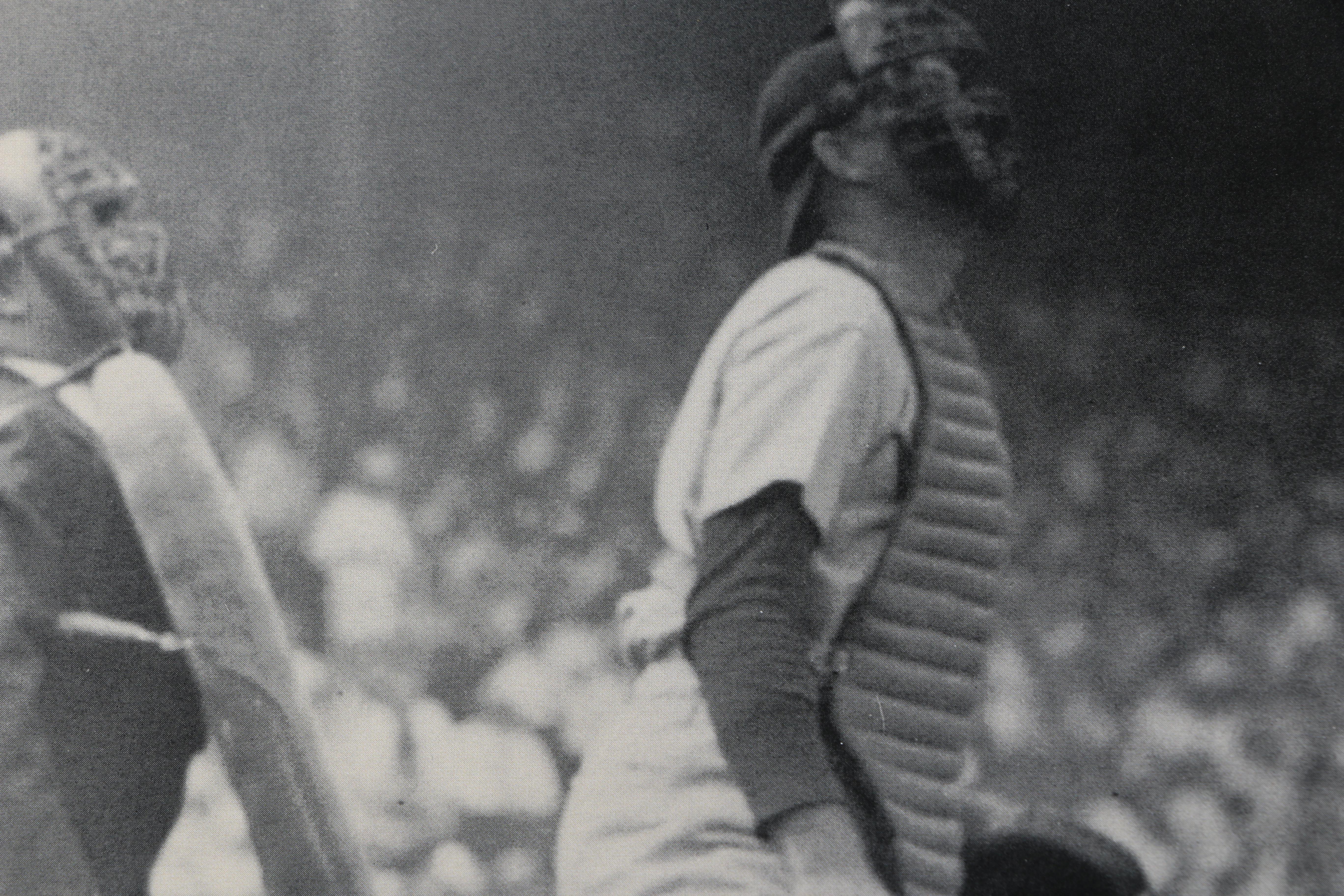 Commemorative Ted Williams Offset Lithograph of Iconic Photograph