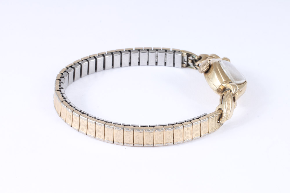 14K Gold Longines Watch on Gold-Filled Band