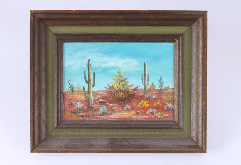 Myrna Coppersmith and Roe Southwest Style Paintings