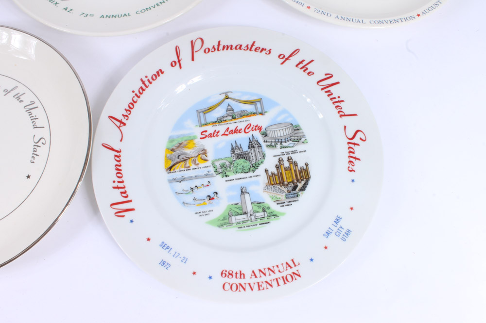 United States Postmaster Convention Plates