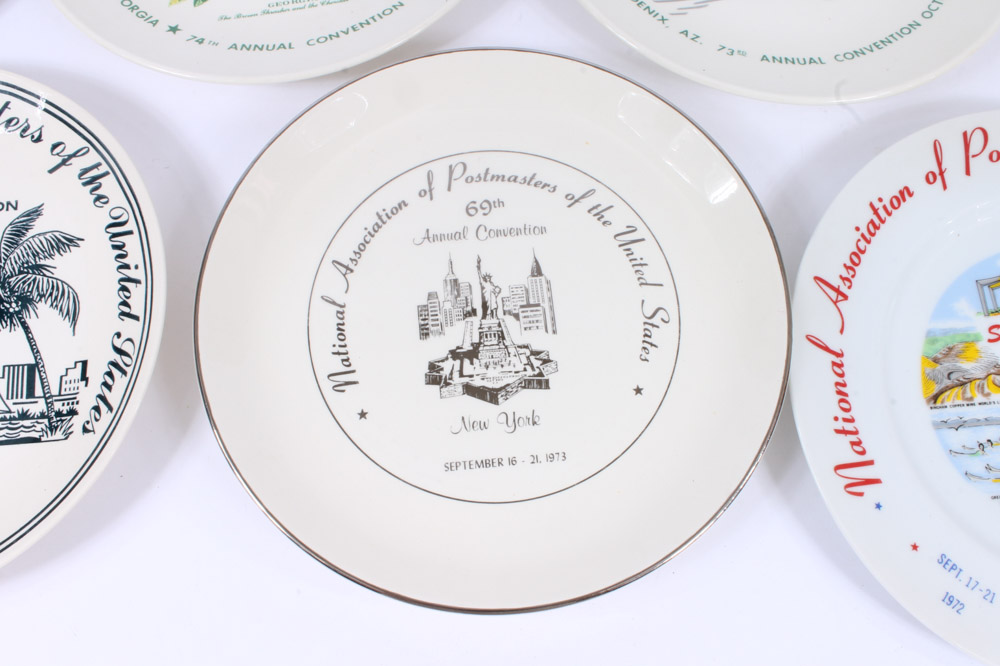 United States Postmaster Convention Plates