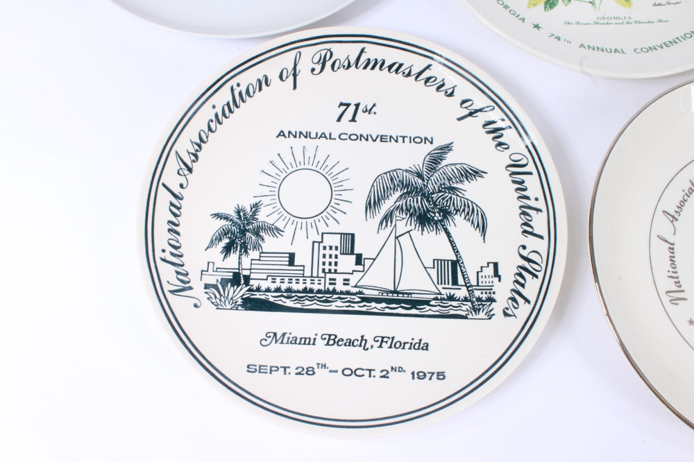 United States Postmaster Convention Plates