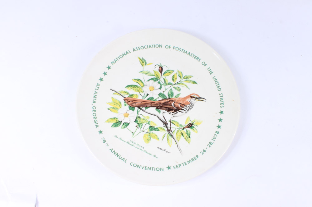 United States Postmaster Convention Plates