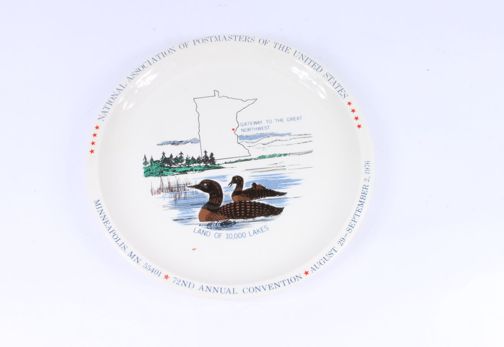 United States Postmaster Convention Plates